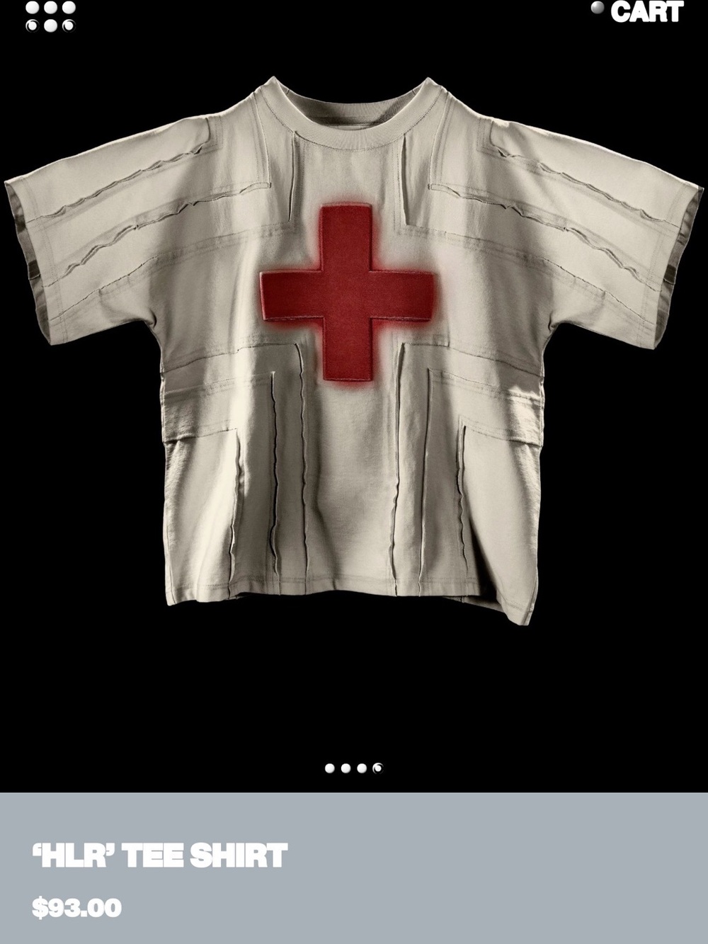 Bad Son 'HLR' Tee with Red Cross